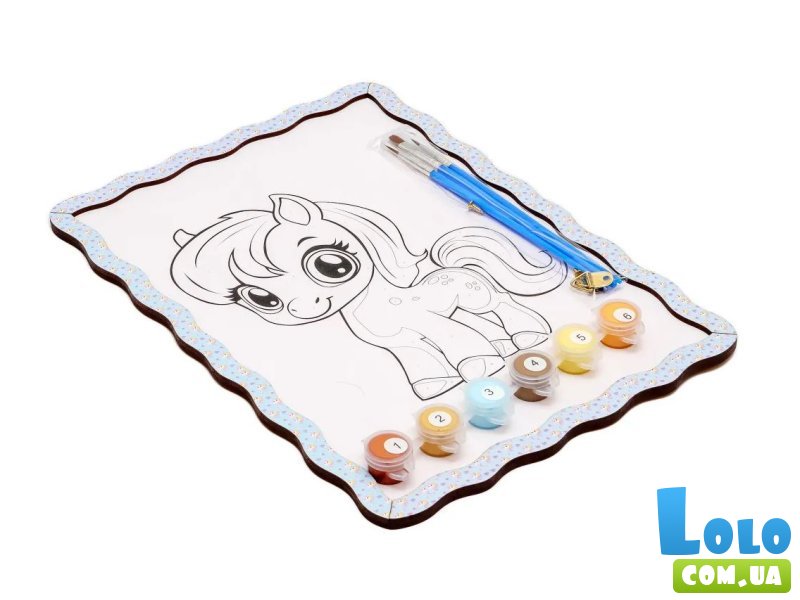 Картина по номерам Пони, Puzzleоk (А4)