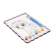 Картина по номерам Пони, Puzzleоk (А4)