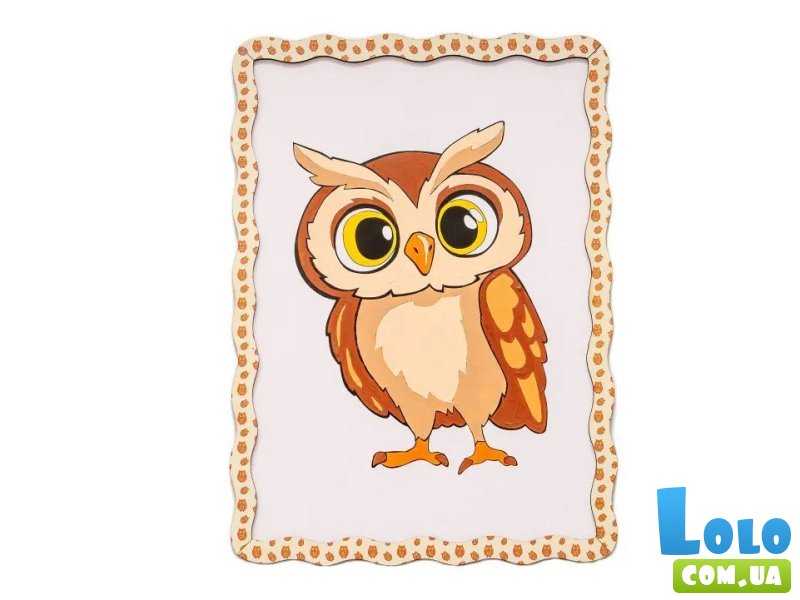 Картина по номерам Сова, Puzzleоk (А4)