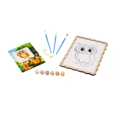 Картина по номерам Сова, Puzzleоk (А4)