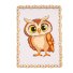 Картина по номерам Сова, Puzzleоk (А4)