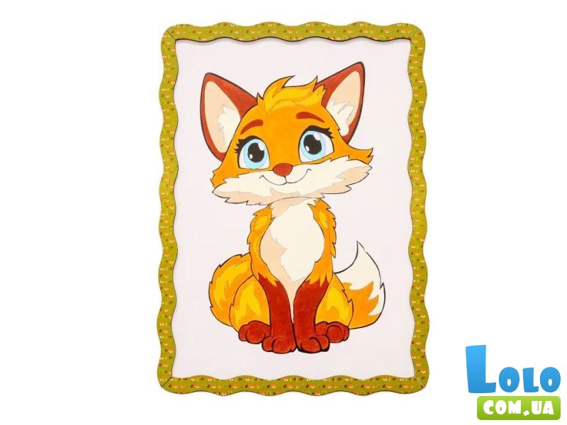 Картина по номерам Лисичка, Puzzleоk (А4)