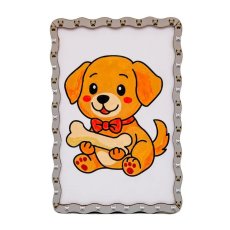 Картина по номерам Песик, Puzzleоk (А5)