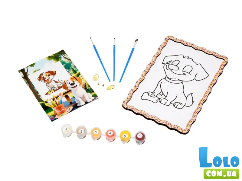 Картина по номерам Верный друг, Puzzleоk (А5)