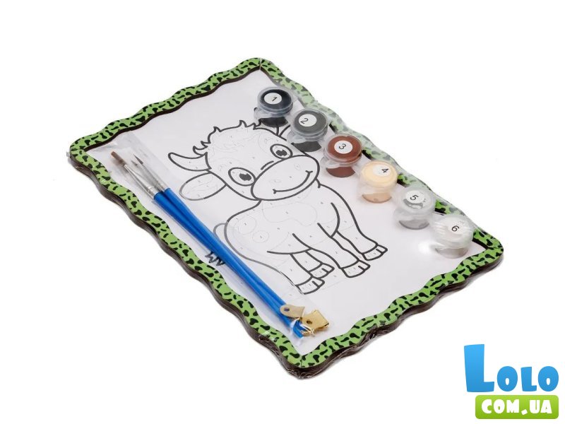 Картина по номерам Коровка, Puzzleоk (А5)