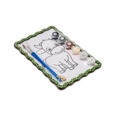 Картина по номерам Коровка, Puzzleоk (А5)