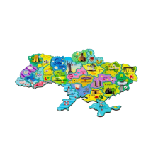 Магнитная карта-пазл Украина, Puzzleоk (Новая), 25 эл.
