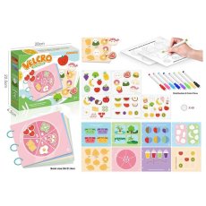 Логическая книга многократная раскраска с маркерами