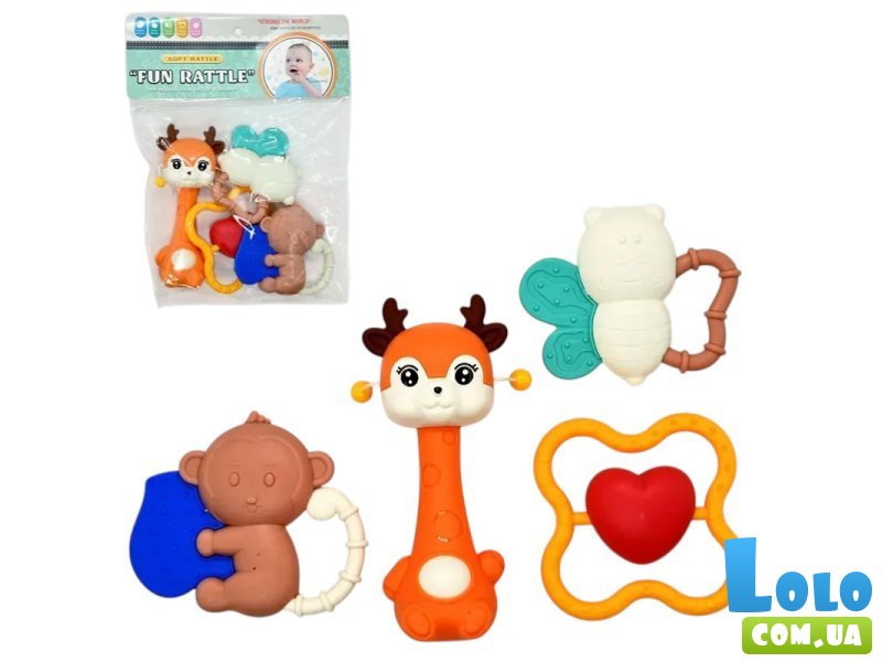 Набор погремушек Животные