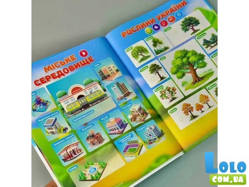 Интерактивный виммельбух Большая книга сенсорная, WToys