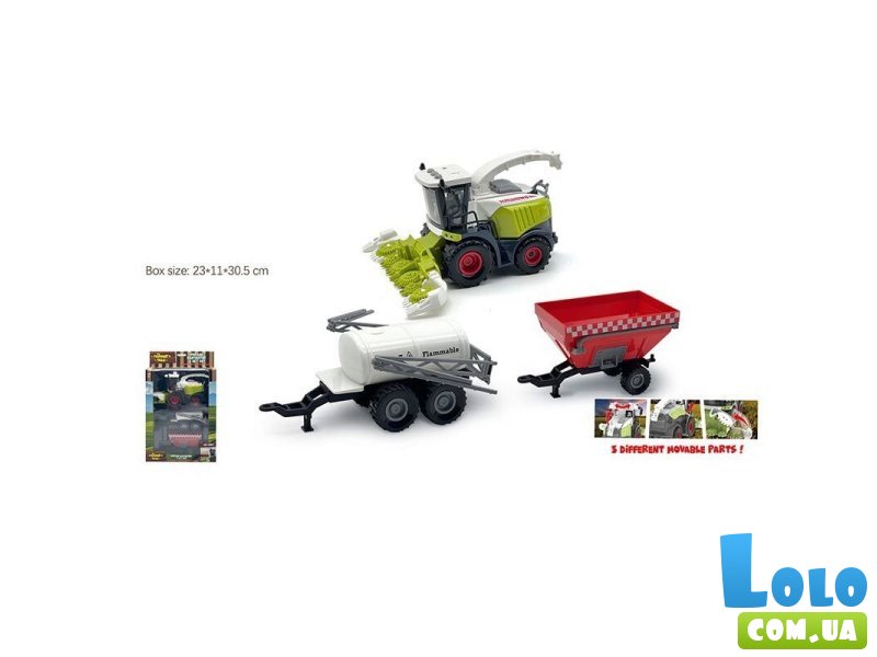 Комбайн с прицепами