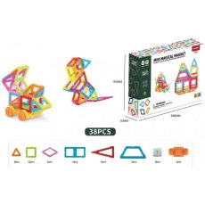 Конструктор магнитный mini (X1301), 38 дет.