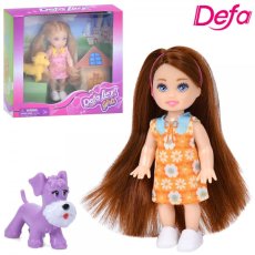 Кукла с собачкой, Defa (в ассортименте)
