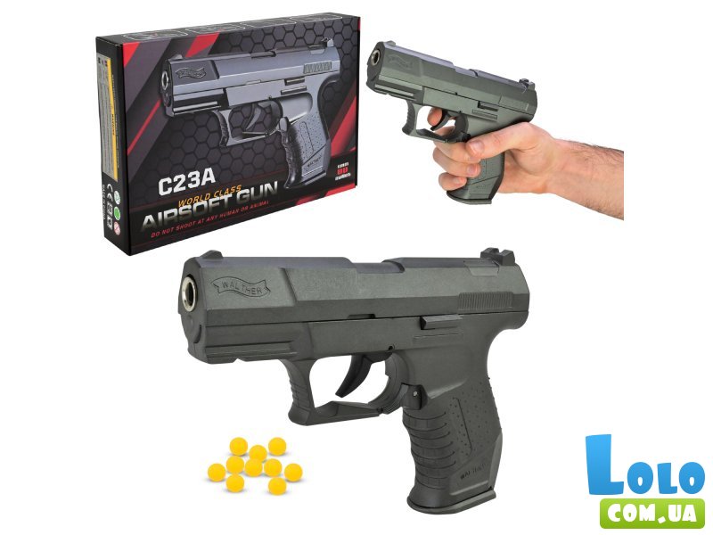 Пистолет металлический игрушечный