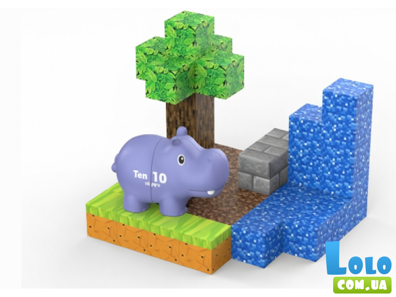 Конструктор магнитный Бегемот (JM929), 43 дет.