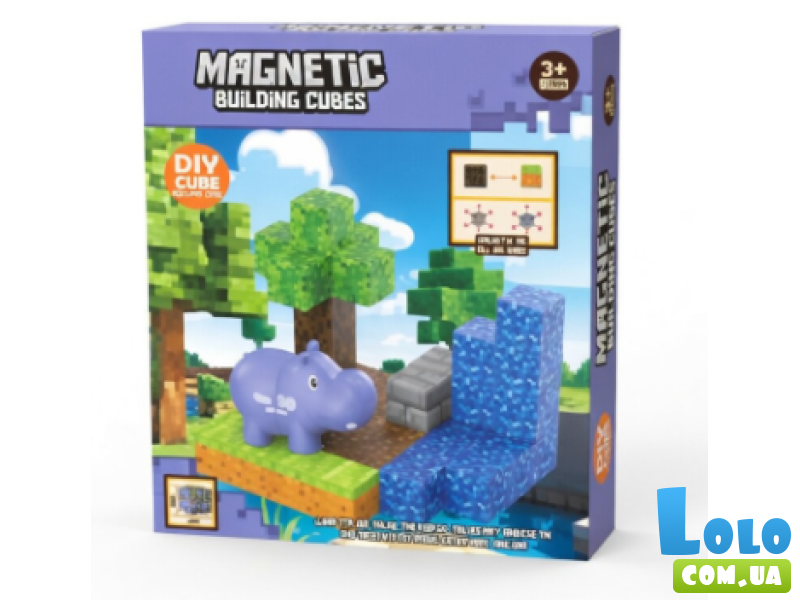 Конструктор магнитный Бегемот (JM929), 43 дет.