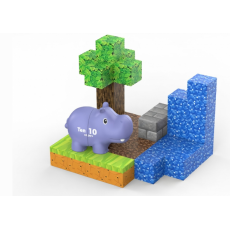 Конструктор магнитный Бегемот (JM929), 43 дет.