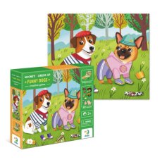 Магнитная игра Одевалка: Забавные псы, DoDo