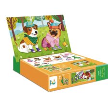 Магнитная игра Одевалка: Забавные псы, DoDo