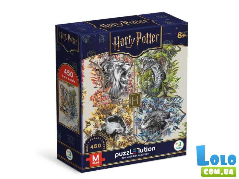 Пазл Гарри Поттер: Факультеты Хогвартса, DoDo (450 эл.)