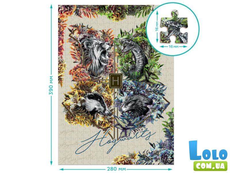 Пазл Гарри Поттер: Факультеты Хогвартса, DoDo (450 эл.)