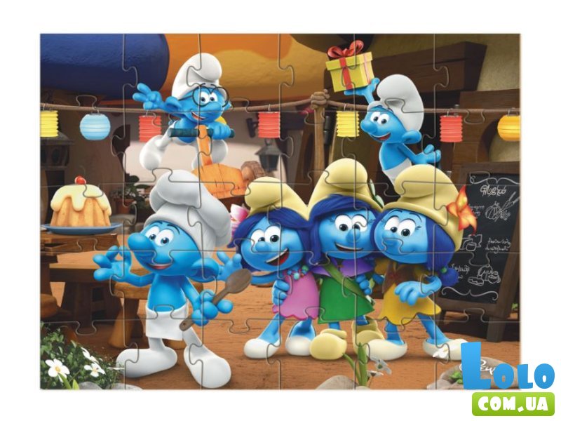 Пазл Вечеринка Смурфов, DoDo (30 эл.)