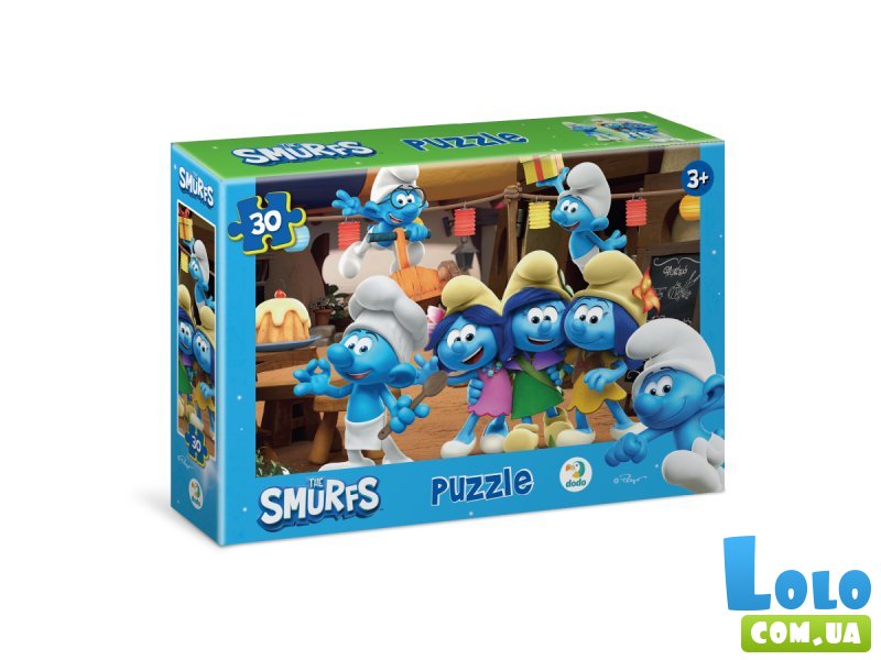 Пазл Вечеринка Смурфов, DoDo (30 эл.)
