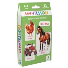 Набор учебных карточек Монтессори: Ферма, DoDo
