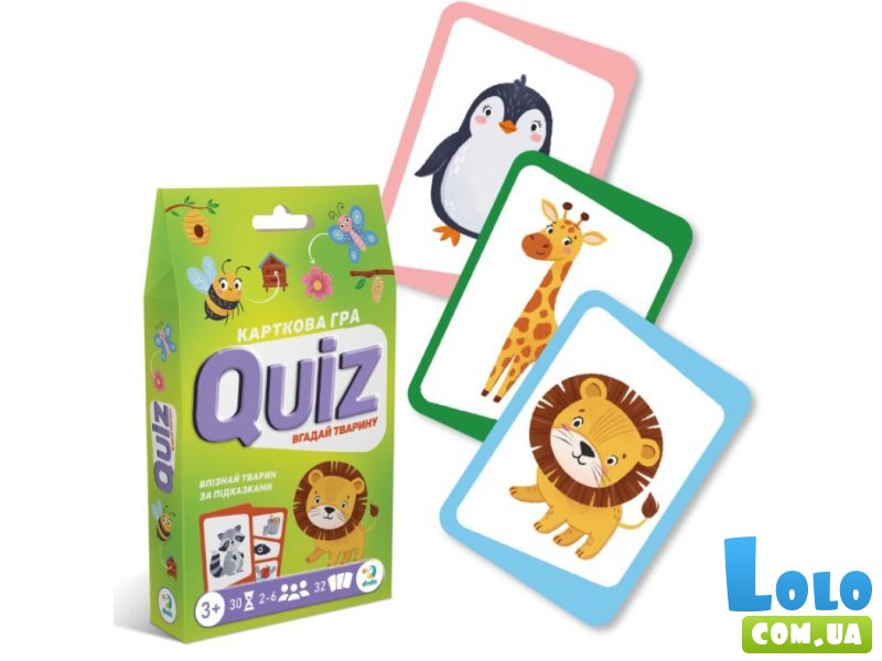 Карточная игра Викторина: Угадай животное!, DoDo