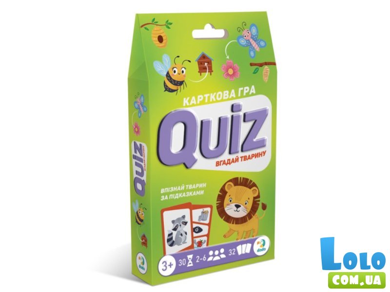 Карточная игра Викторина: Угадай животное!, DoDo