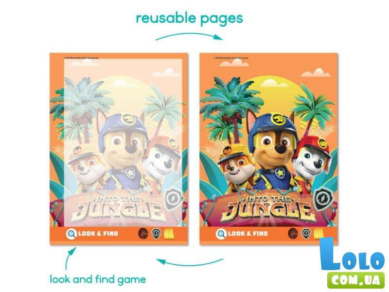 Водяные раскраски Джунгли, DoDo