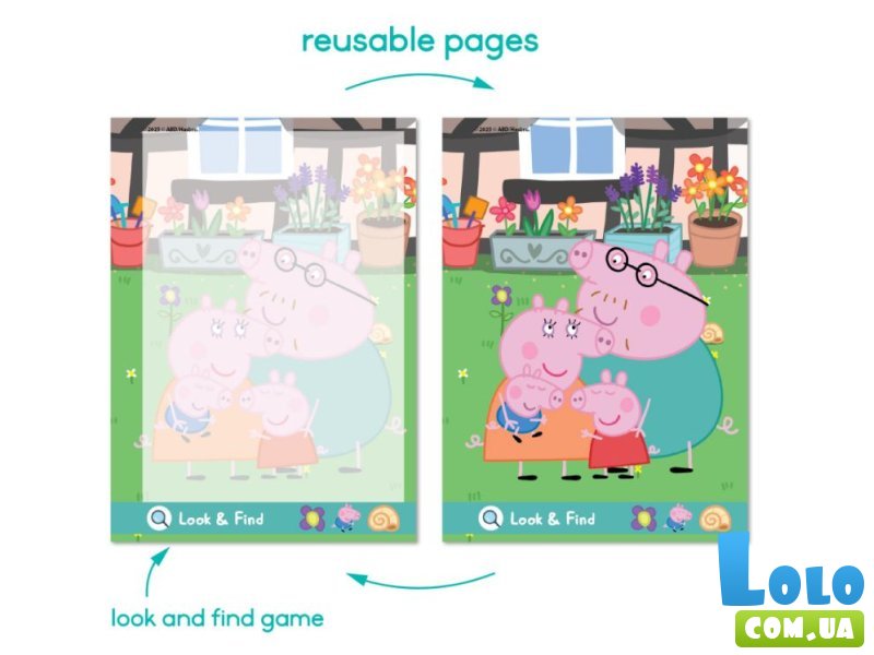 Водяные раскраски Peppa Pig, DoDo