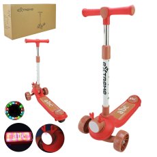 Самокат детский трехколесный, Scale Sports (красный)
