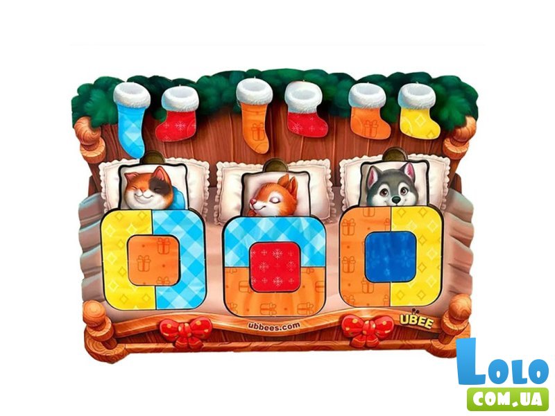 Сортер Животные в кроватке, UBEE