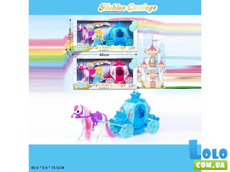 Карета с лошадью (в ассортименте)