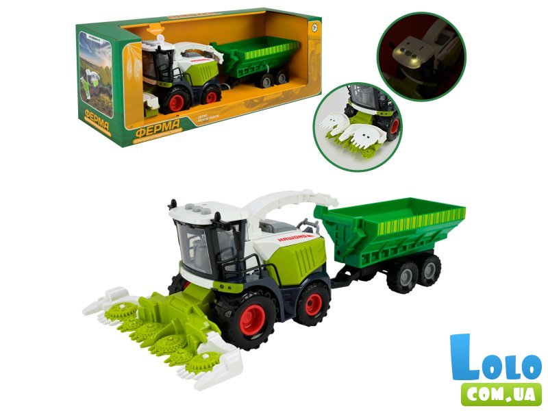 Комбайн с прицепом Ферма