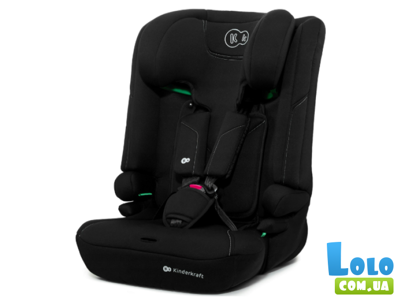 Автокресло i-Comfy i-Size Black, Kinderkraft (черное)
