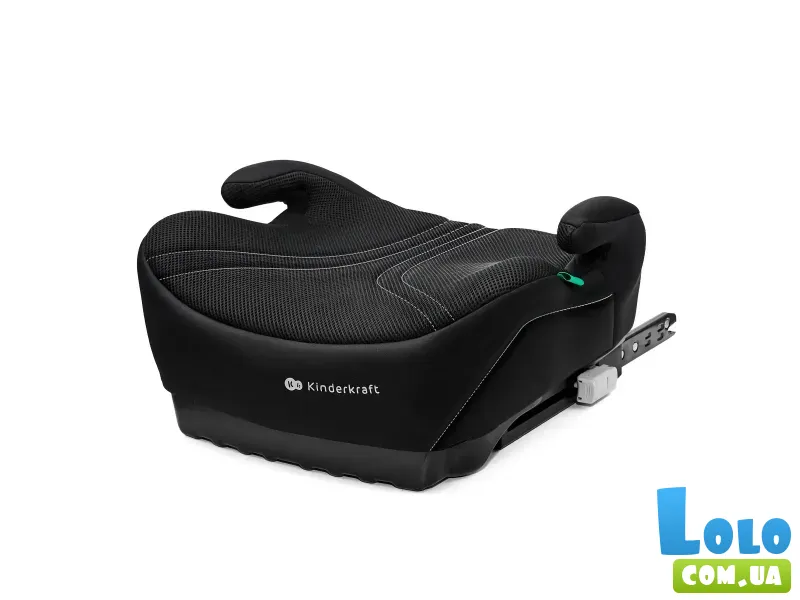 Автокресло-бустер i-Boost 2 Pro Black, Kinderkraft (черное)