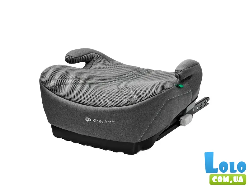 Автокресло-бустер i-Boost 2 Pro Gray, Kinderkraft (серое)