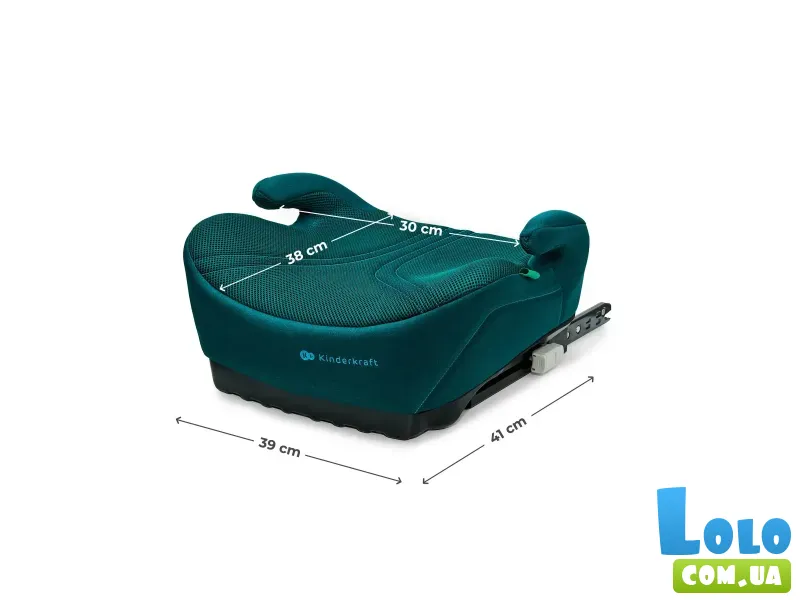 Автокресло-бустер i-Boost 2 Pro Green, Kinderkraft (зеленое)