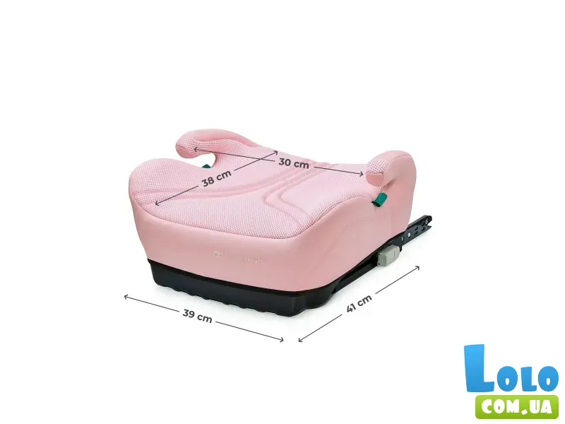 Автокресло-бустер i-Boost 2 Pro Pink, Kinderkraft (розовое)