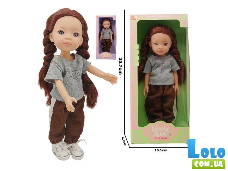 Кукла в штанах и кедах, 33 см