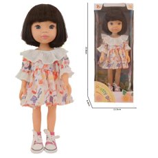 Кукла в платье и кедах, 33 см