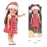 Кукла в рождественском наряде, 33 см