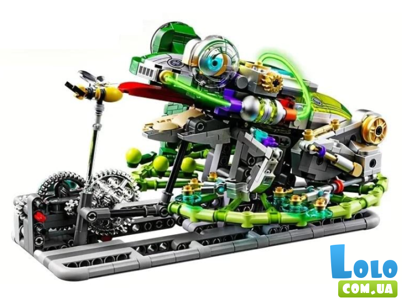 Конструктор Киборг лягушка двусторонний (13058), 898 дет.