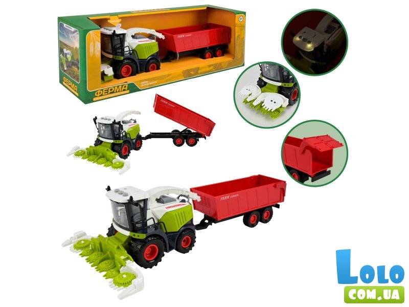 Комбайн с прицепом Ферма