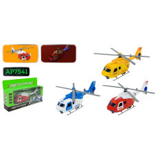 Вертолет металлический, Автопром (в ассортименте)