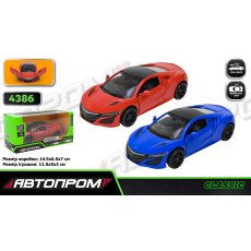 Машина металлическая 2017 Acura NSX, Автопром (в ассортименте)