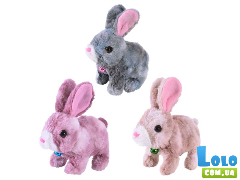 Мягкая интерактивная игрушка Кролик (в ассортименте)