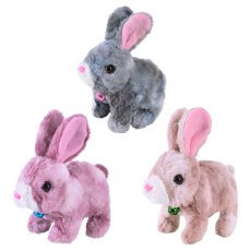 Мягкая интерактивная игрушка Кролик (в ассортименте)